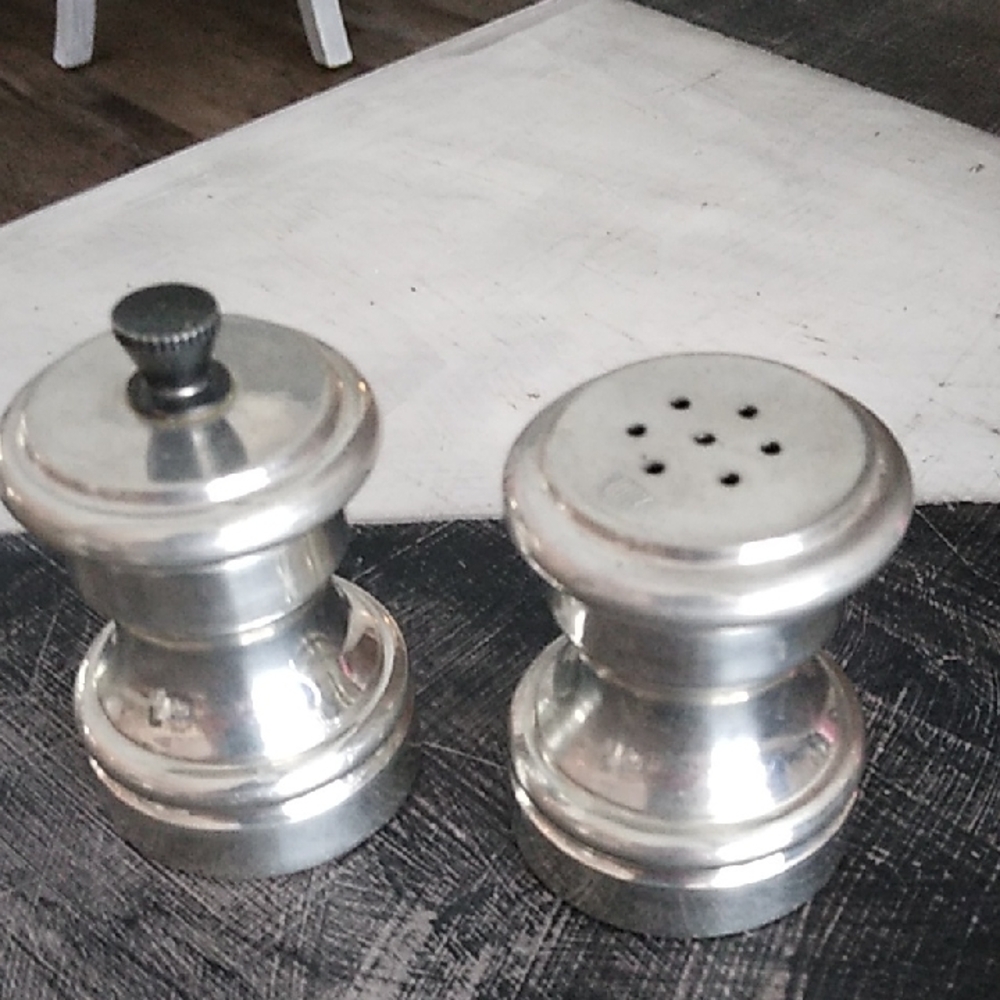 Stainless Steel Salt and Pepper Shakers